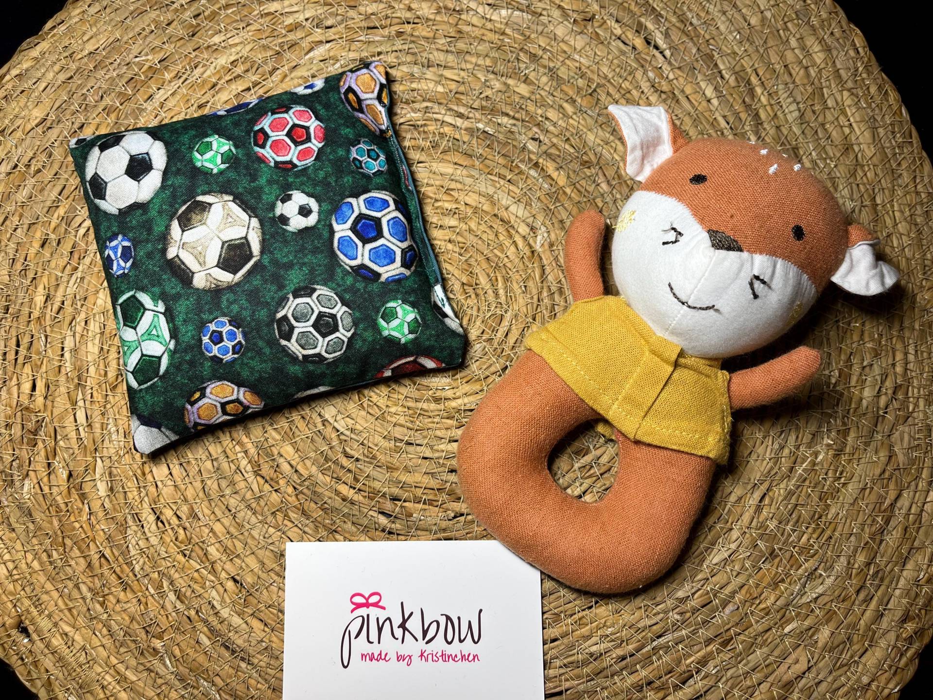 Rapssamenkissen Baby, Wärmekissen, Körnerkissen, Wärme, Mikrowelle, Handmade With Love, Geburt, Geschenk, Fußball, Babyboy, Kinderwagen von Etsy - pinkbowKristinchen