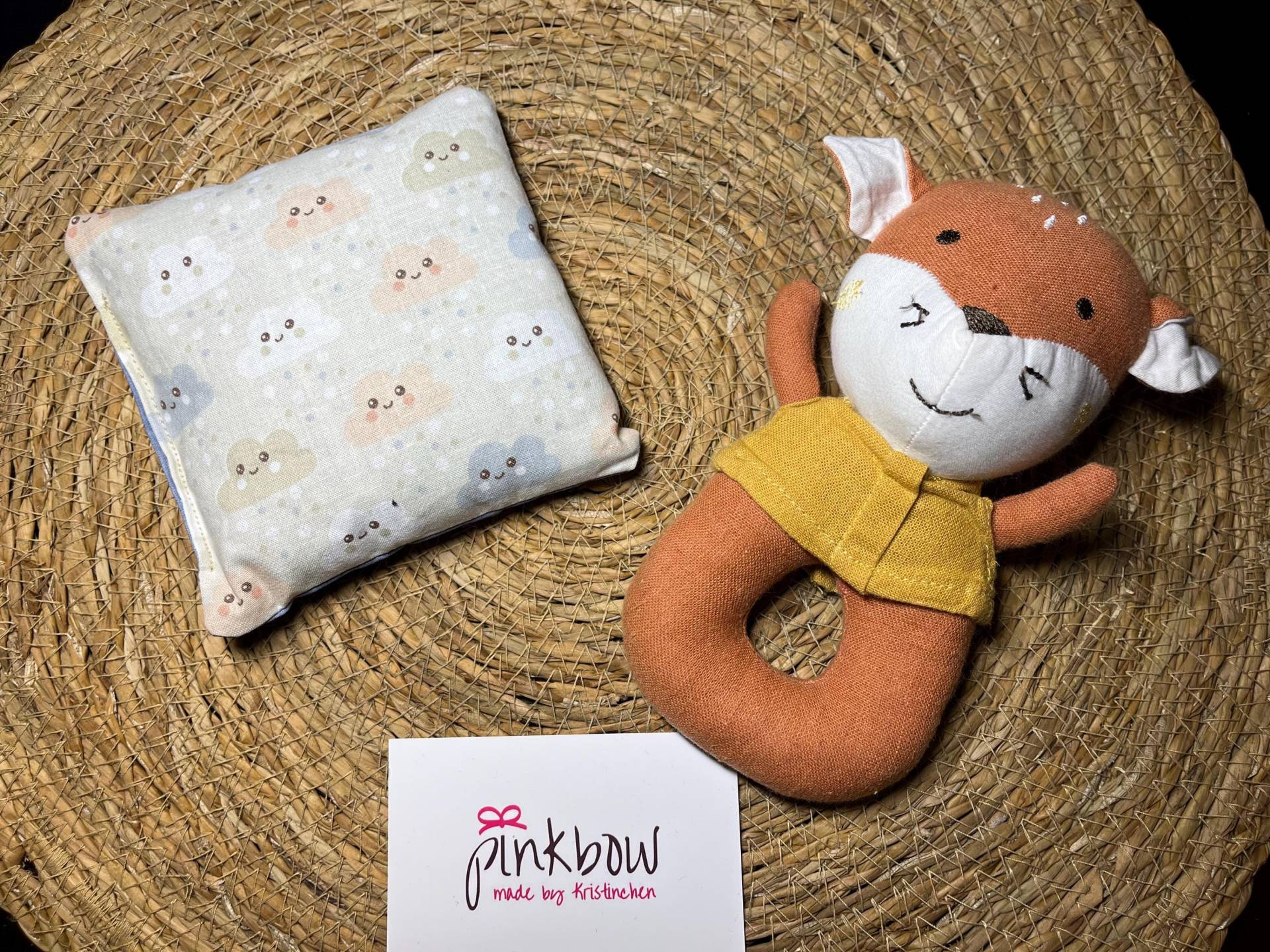 Rapssamenkissen Baby, Wärmekissen, Körnerkissen, Wärme, Mikrowelle, Handmade With Love, Geburt, Geschenk, Wolken, Beige Blau, Kinderwagen von Etsy - pinkbowKristinchen