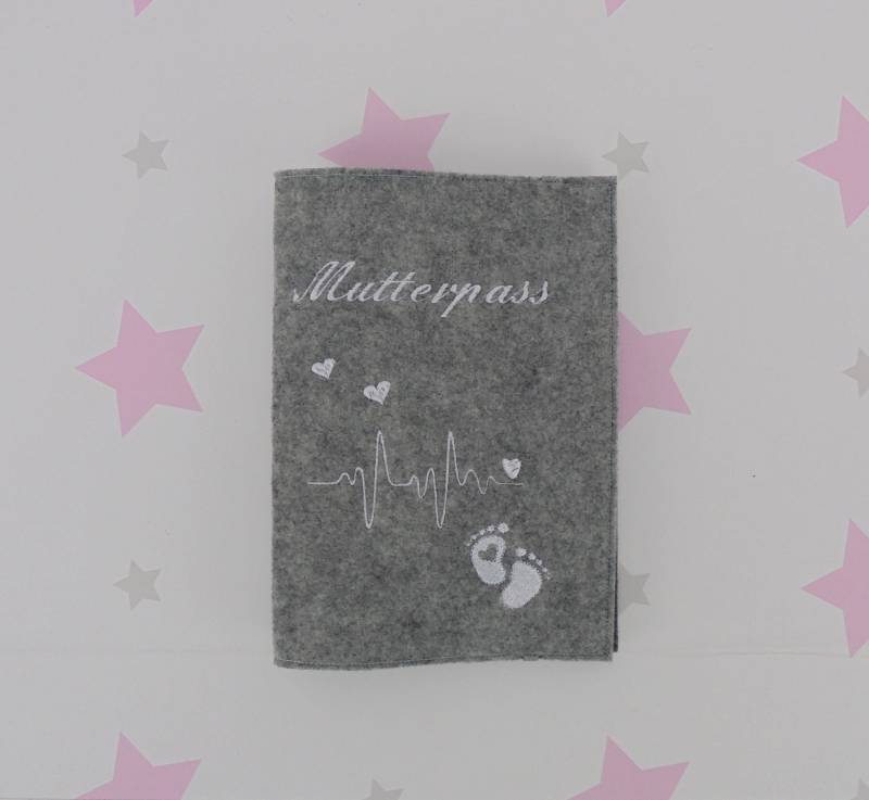 Pinkesterne Mutterpasshülle Mamipass Filz Schutzhülle Handmade Ekg Fußabdrücke Pinkesterne Mutterpasshülle Mamipass Filz Schutzhülle Handmade Ekg Fußabdrücke von Etsy - pinkeSterne
