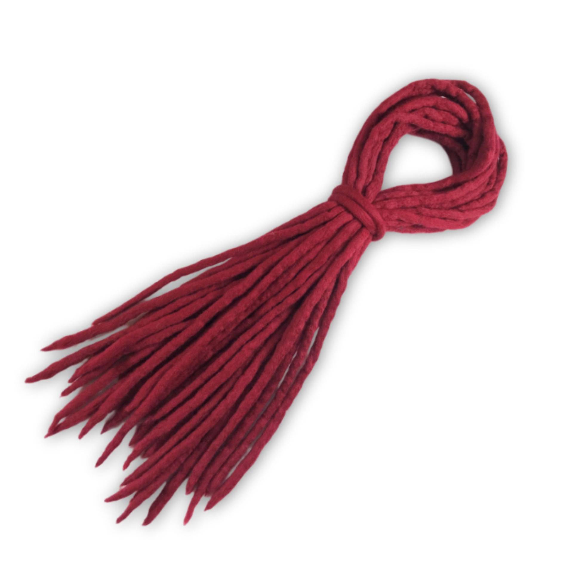 Cherry Red Dreadlocks - Handgemachte Double Ended De Merino Wolle Dreads Cherry Red Dread Dreadlock Extensions von Etsy - pixielocks
