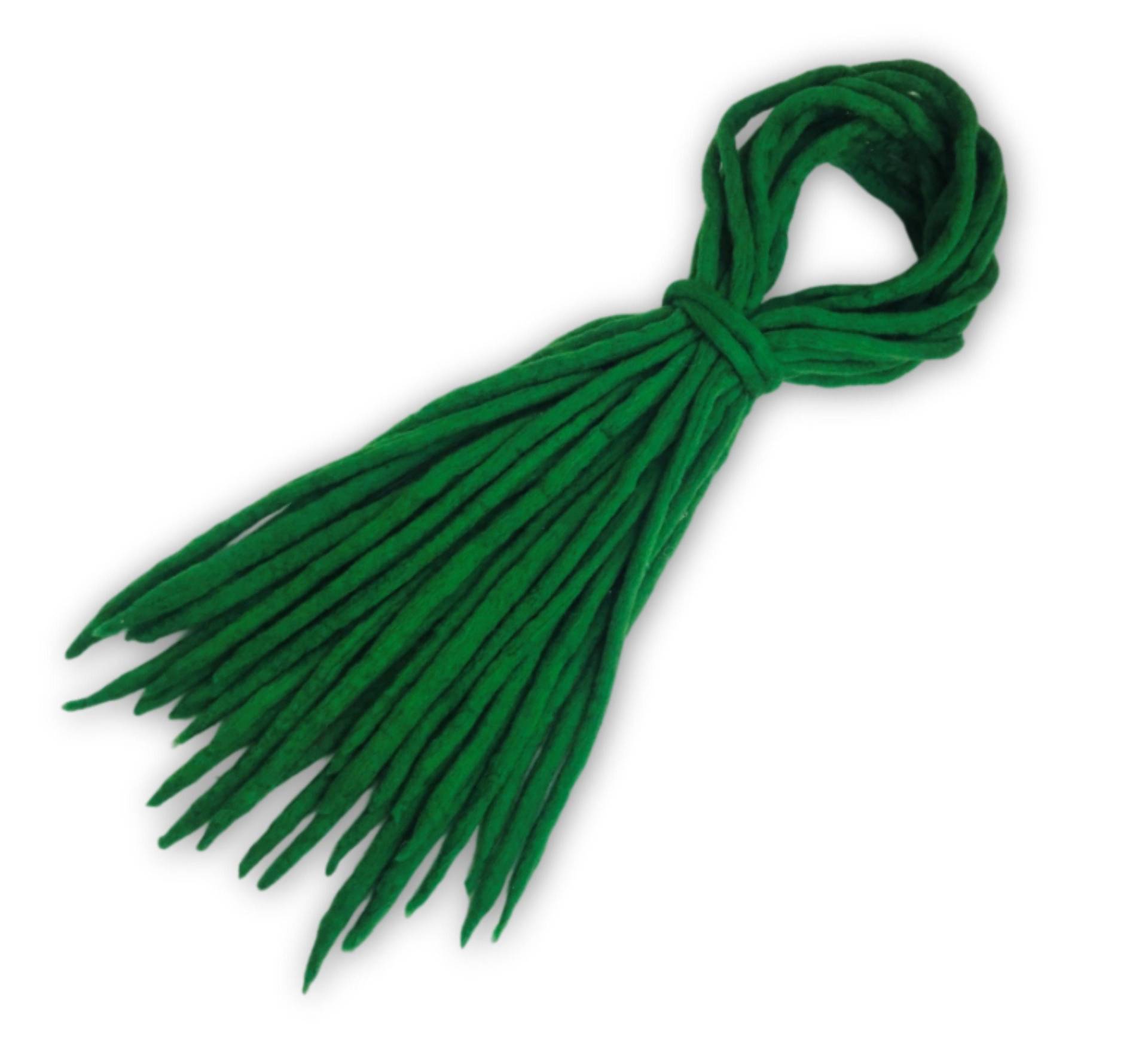 Grüne Dreadlocks Aus Wolle - Handgemachte Waldgrüne von Etsy - pixielocks