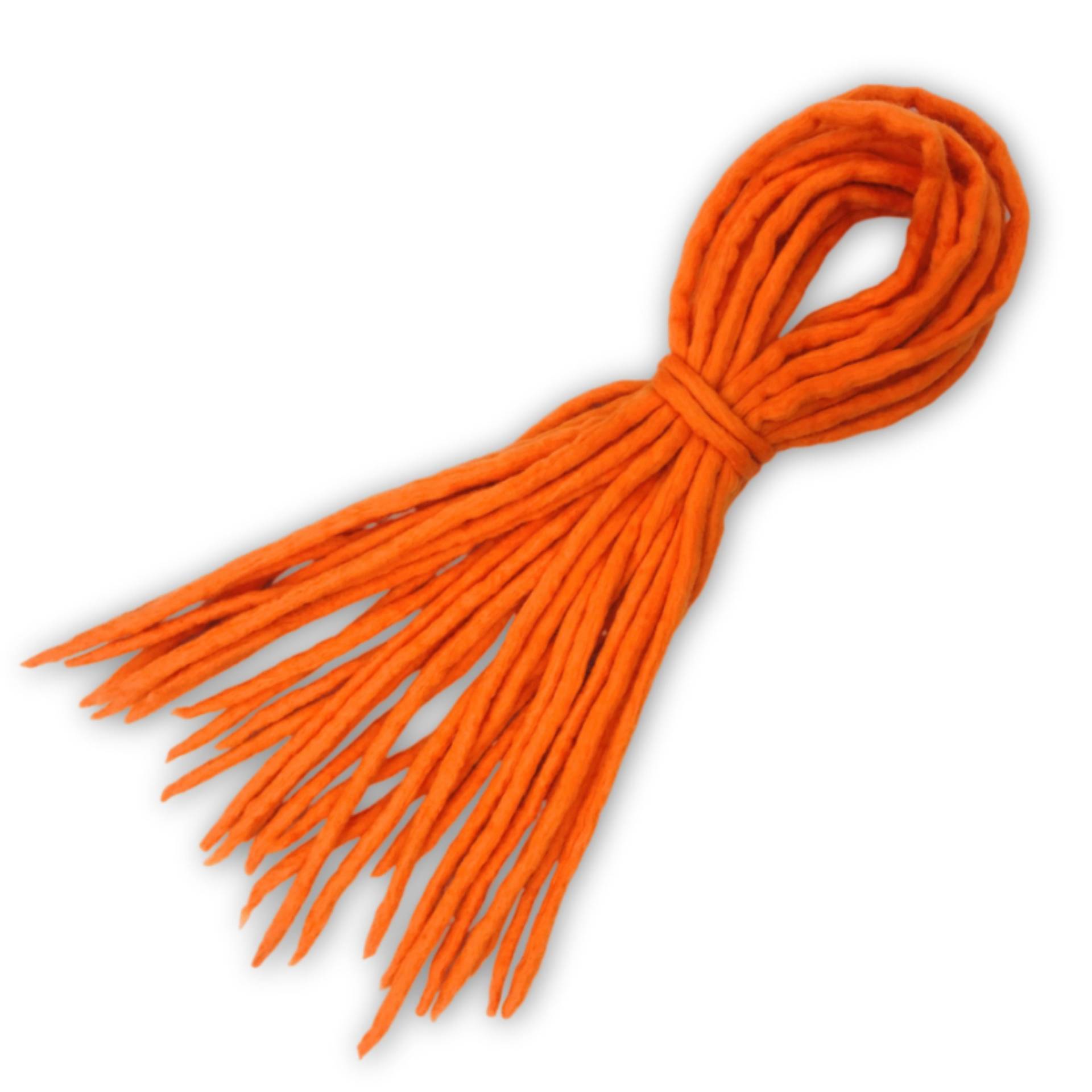 Orange Dreadlocks - Handgemachte Double Ended De Merino Wolle Dreads Dread Dreadlock Extensions von Etsy - pixielocks