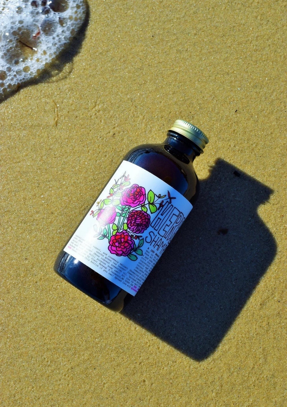 Shampoo Von Strandrose Natürliche Kräuter-Haarpflege Für Normales Bis Trockenes Haar von Etsy - plantmakeup