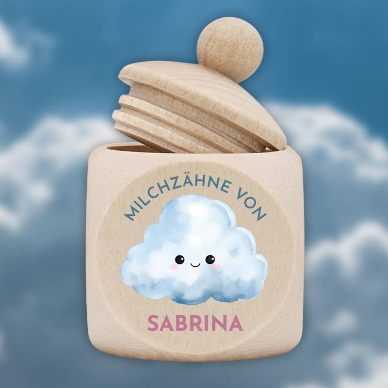 Holz Milchzahndose Für Jungen & Mädchen Mit Uv-Druck - Personalisierte Geschenk-Idee Zahndose Aus Ahornholz Mit Namen Veredelt von Etsy - polareffekt