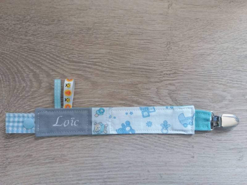 Personalisierter Schnullerclip, Schnullerclip Mit Kindernamen, Clip Für Kuscheltiere, Babygeschenk, Lutscherclip von Etsy - pommedammour17