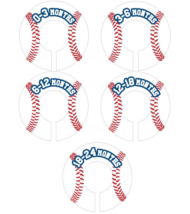 Baseball Baby Closet Dividers Organizer Kleidung Teiler Baseball Baby Closet Dividers Organizer Kleidung Teiler von Etsy - potatopatch