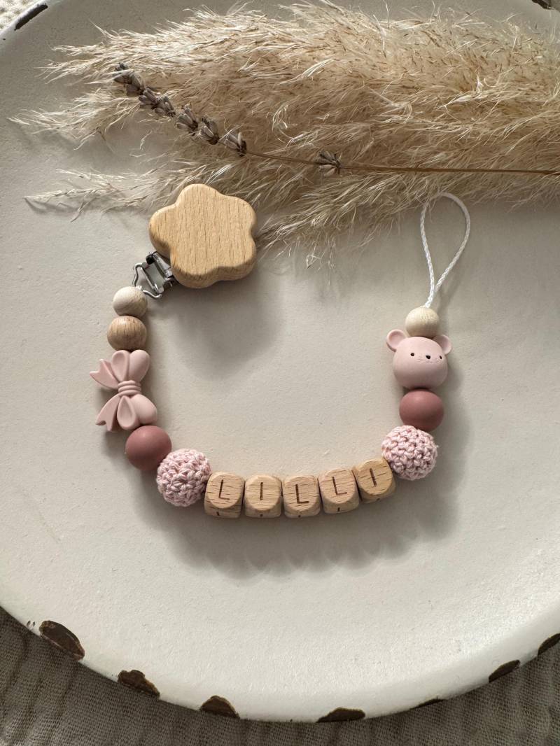 Schnullerkette Personalisiert Mit Namen Und Maus in Rosa Als Geschenk Zur Geburt | Name Handgemacht Schnullerkette Personalisiert Mit Namen Und Maus in Rosa Als Geschenk Zur Geburt | Name Handgemacht von Etsy - prettylittleJeMa
