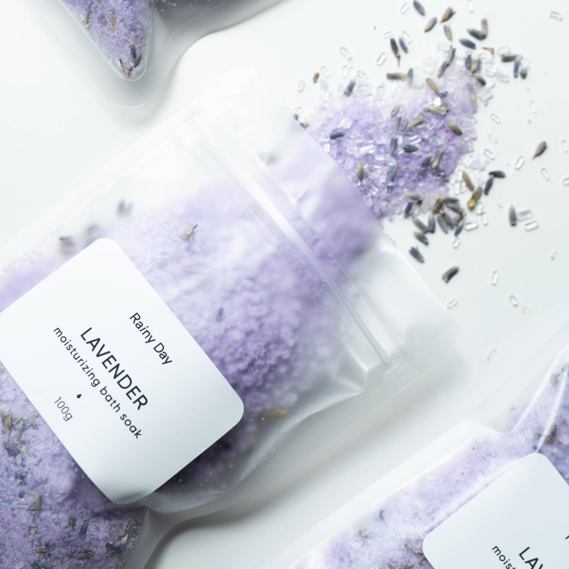 Lavendel-Bad Magnesium, Sheabutter Und Lavendelknospen von Etsy - rainydayhello