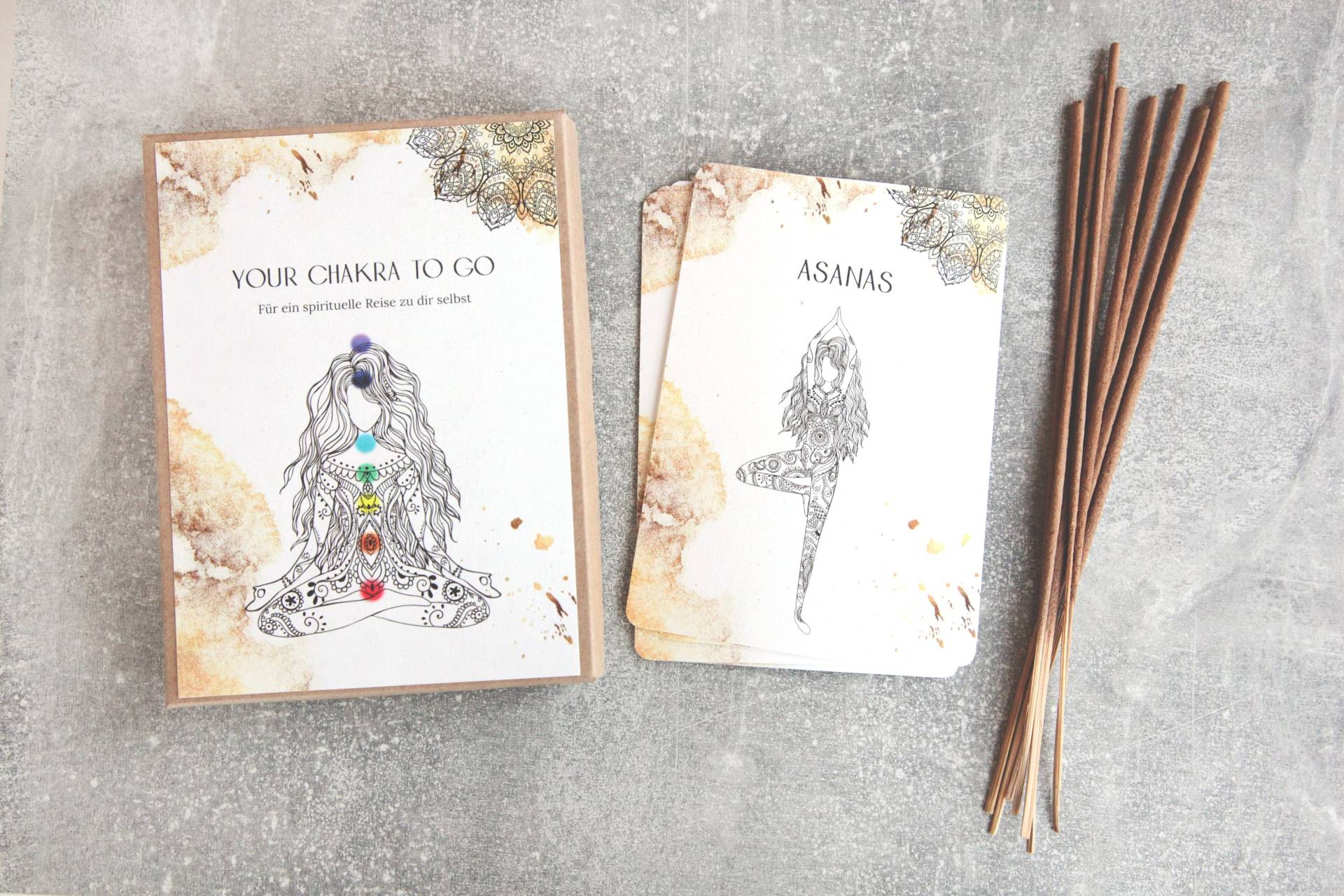 Geschenkbox "Your Chakra To Go" Inkl. Asanas Geschenkbox "Your Chakra To Go" Inkl. Asanas von Etsy - reflectpapeterie