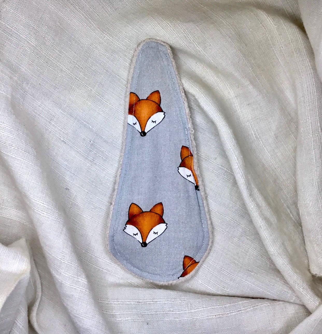 Waschbare Tanga Slipeinlage Grau Mit Füchsen von Etsy - resteflickenPUNKT