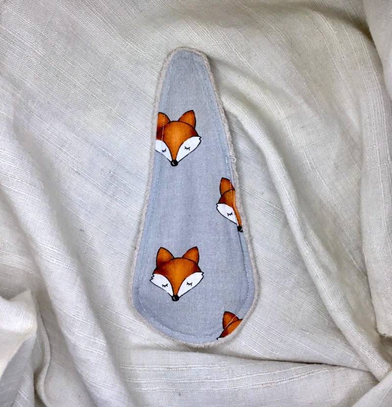 Waschbare Tanga Slipeinlage Grau Mit Füchsen von Etsy - resteflickenPUNKT