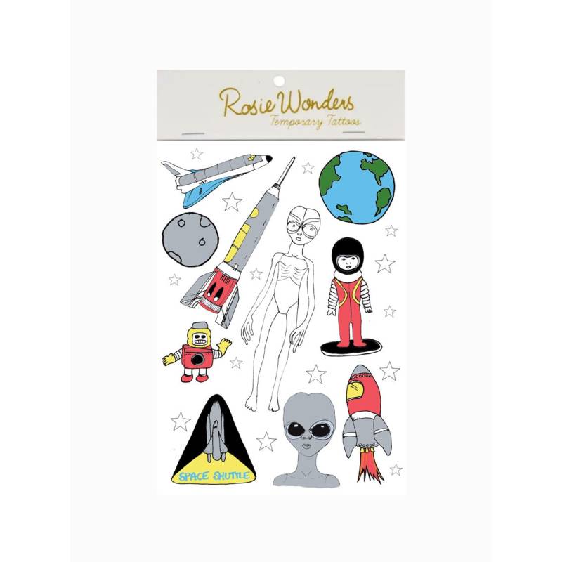Kinder Weltraum Thema Temporäre Tattoos, Planet Erde Tattoo, Rakete Jungen Alien Raumschiff Geburtstag Party Geschenk von Etsy - rosiewonders