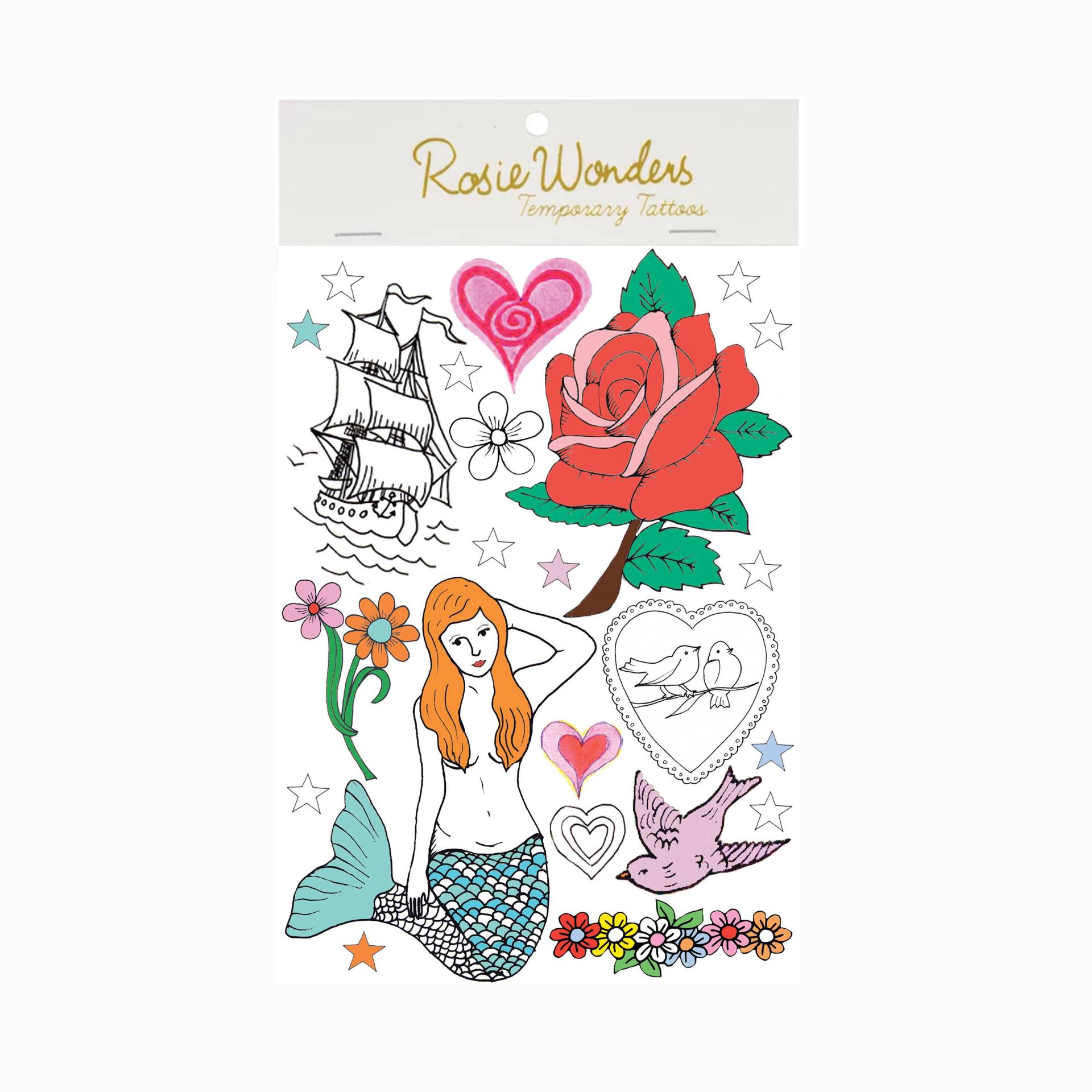 Meerjungfrau Temporäres Tattoo Mit Roter Rose Und Schwalbe, Segelschiff Tattoo, Traditionelles Inspiriert Fake Flash Sheet Meerjungfrau Temporäres Tattoo Mit Roter Rose Und Schwalbe, Segelschiff Tattoo, Traditionelles Inspiriert Fake Flash Sheet von Etsy - rosiewonders