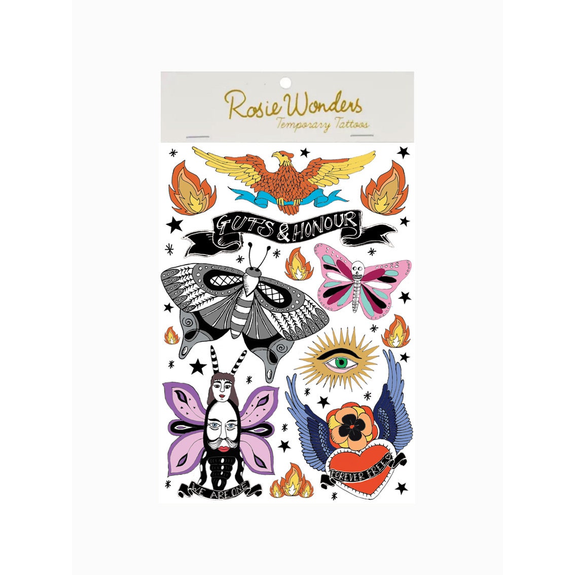 Traditionelles Tattoo Inspirierte Temporäre Tattoos, Dinge Die Fliegen A6 Schwarze Und Silberne Tattoos Traditionelles Tattoo Inspirierte Temporäre Tattoos, Dinge Die Fliegen A6 Schwarze Und Silberne Tattoos von Etsy - rosiewonders