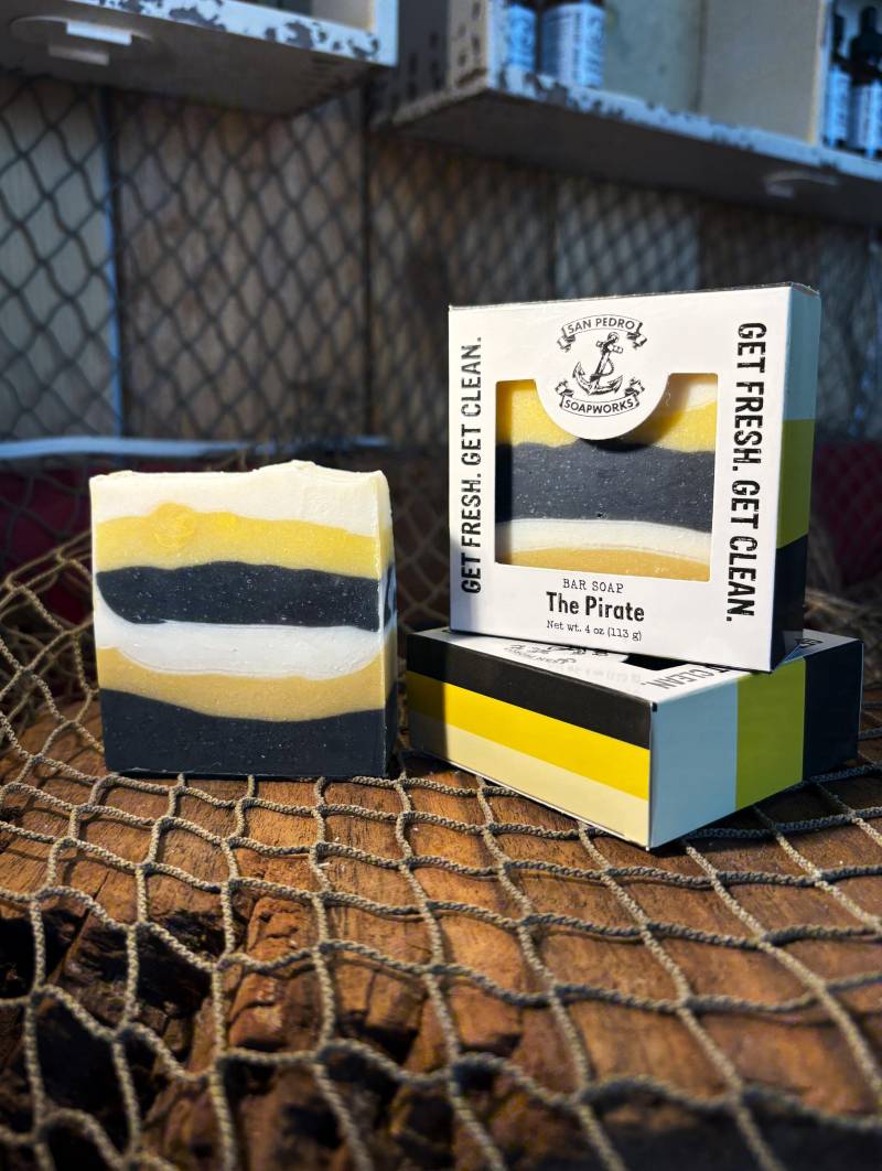 Die Piraten Kaltschaumseife von Etsy - sanpedrosoapworks