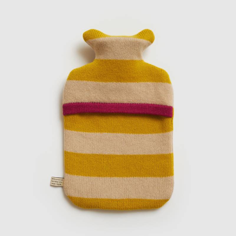 Gestreifte Haferflocken Und Senf Lammwolle Wärmflasche Bezug - Auf Lager von Etsy - saracarr