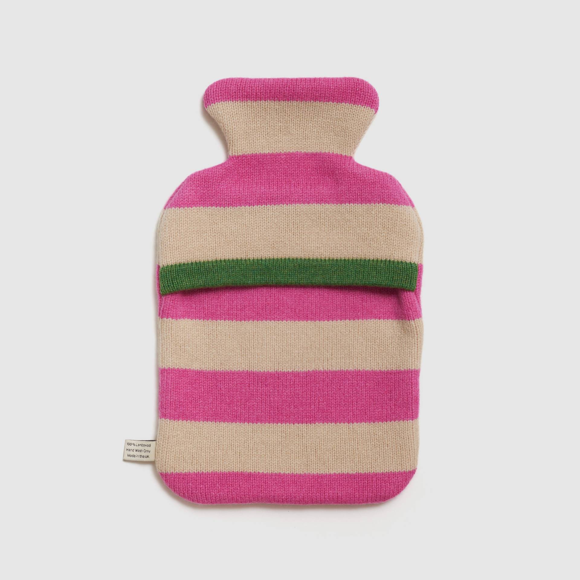 streifen-Haferflocken Und Kaugummi Rosa Lammwolle-Wärmflasche Bezug - Auf Lager streifen-Haferflocken Und Kaugummi Rosa Lammwolle-Wärmflasche Bezug - Auf Lager von Etsy - saracarr