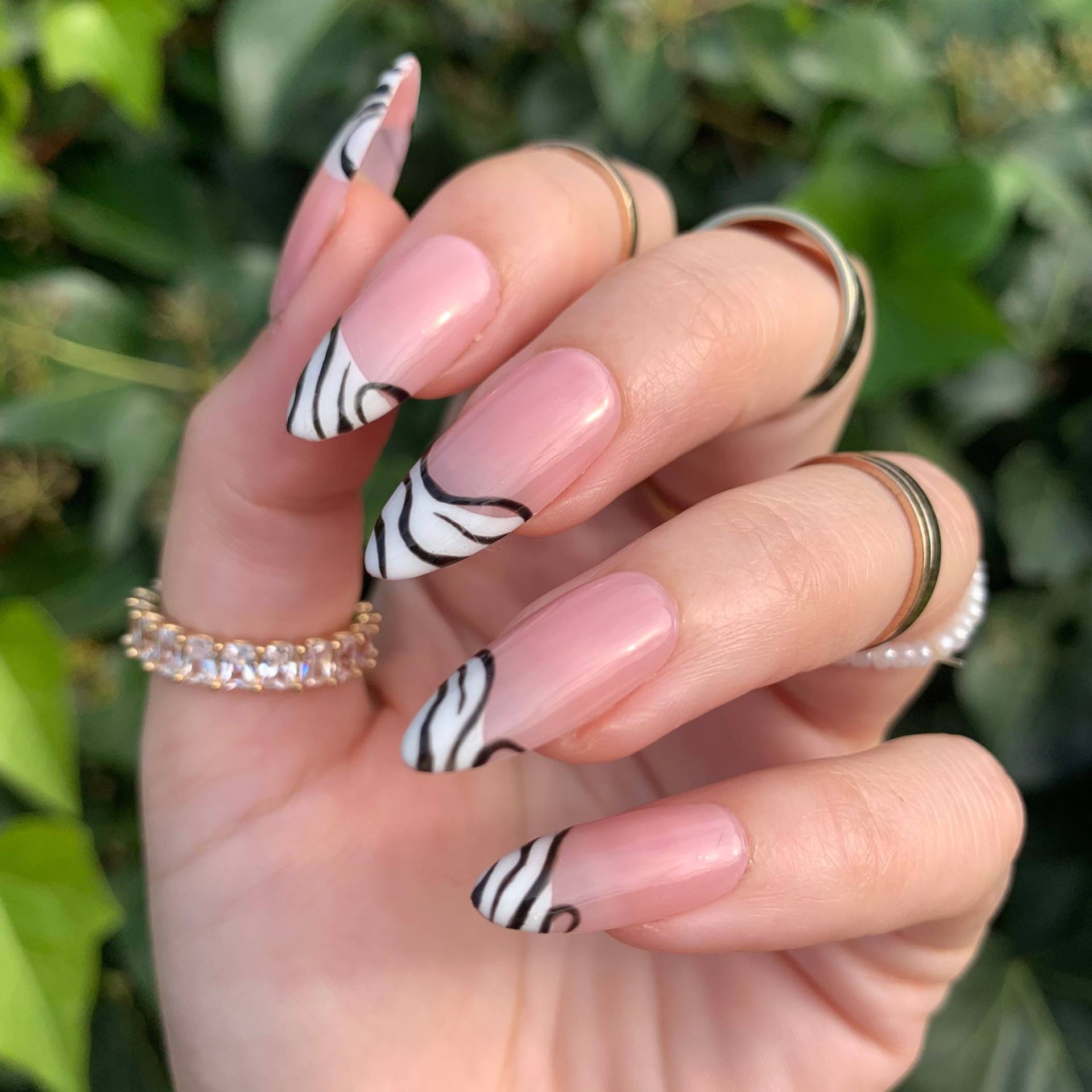 Zebrafreundlich/Press On Nails Zebrafreundlich/Press On Nails von Etsy - sassynailsbyalba
