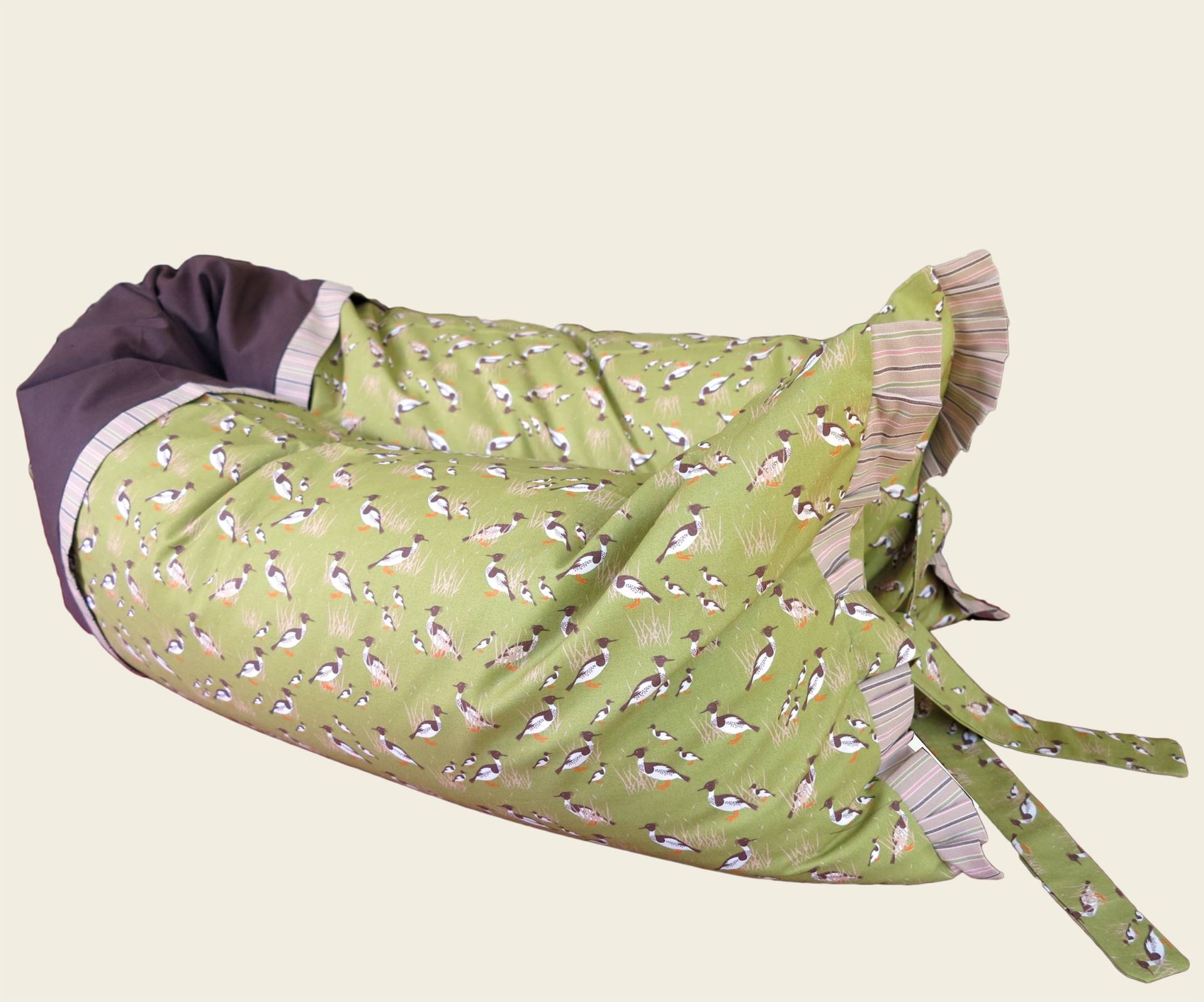 Bio-stillkissen "Im Schilf" Westfalenstoff, Dinkel von Etsy - schlafwandlerdesign