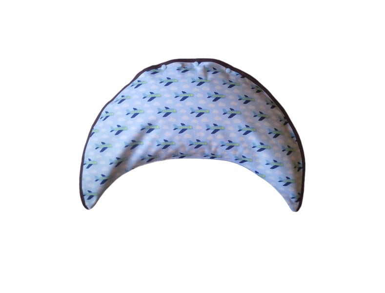 Kuschelmond Dinkelkissen "Flugzeuge" Bio Hörnchen von Etsy - schlafwandlerdesign