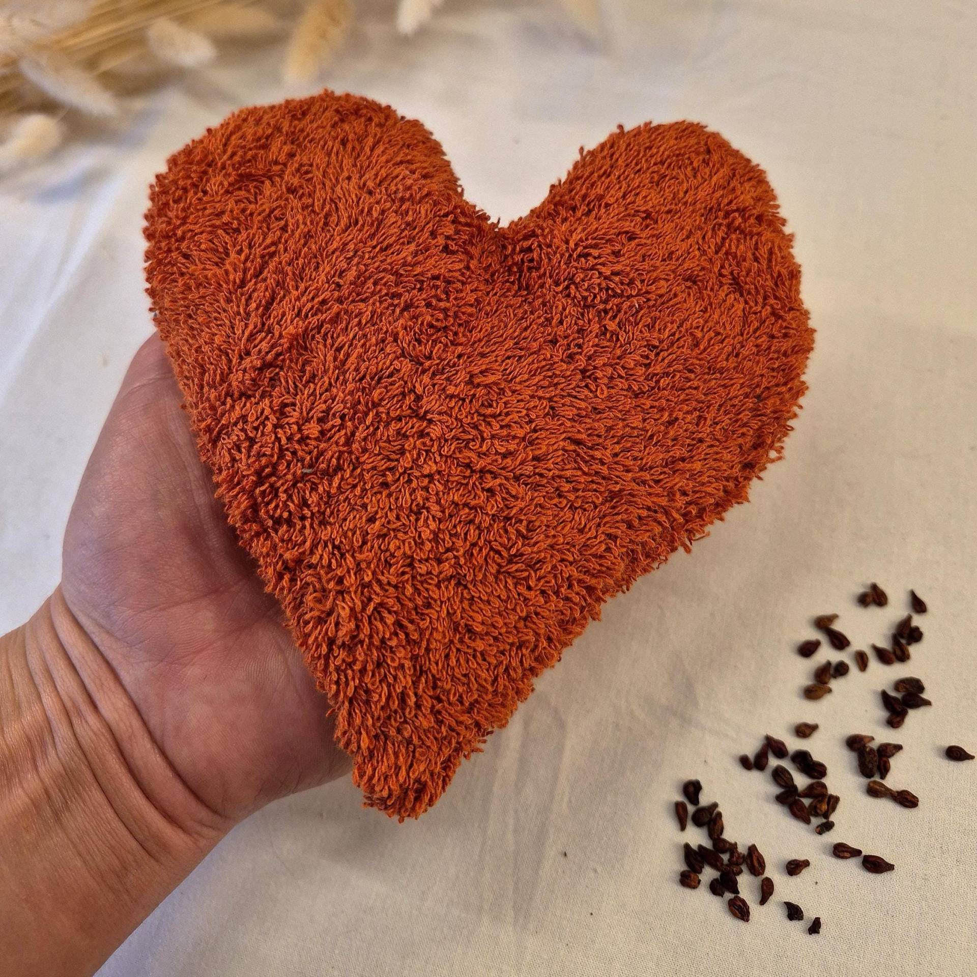 Körnerkissen Herz Baby Frottee | Wärmekissen Traubenkernkissen Geschenk Zum Muttertag Zur Geburt, Taufe von Etsy - schneiderklein