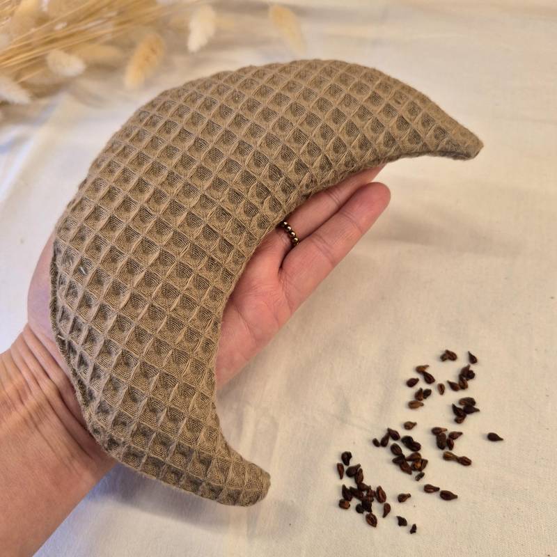 Körnerkissen Mond Baby Waffelstoff | Wärmekissen Traubenkernkissen Geschenk Geburt, Taufe Kissen Für Kinder von Etsy - schneiderklein