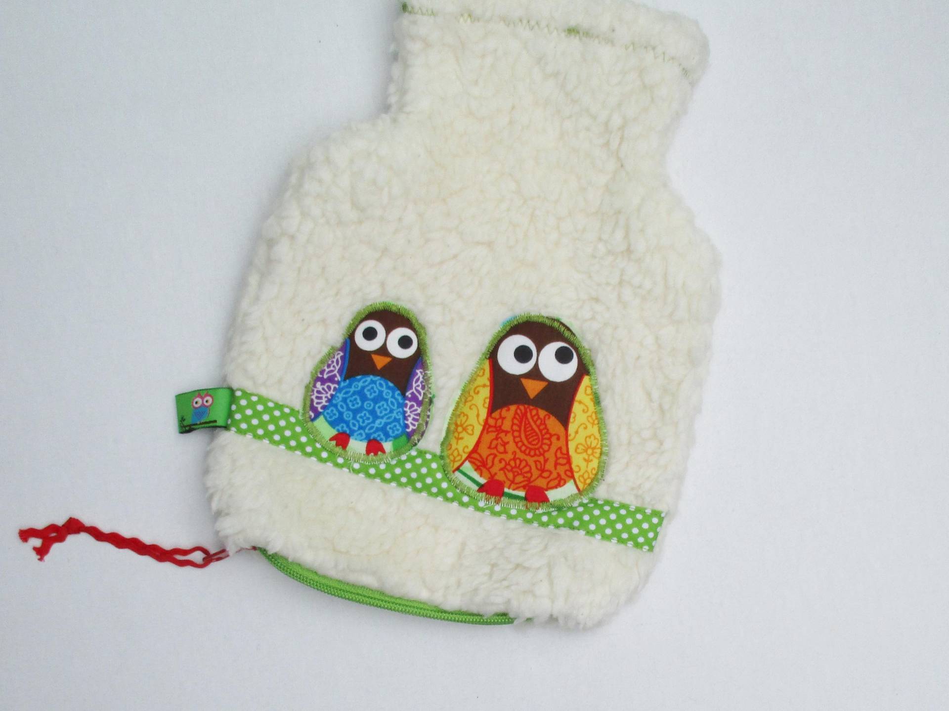 Kleine Wärmflaschenhülle " Eulen von Etsy - schoenesachenmachen3