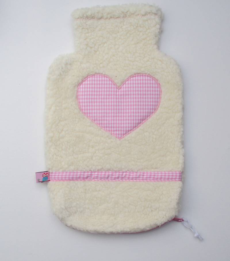 Kuscheliger Wärmflaschenbezug Aus Teddyplüsch von Etsy - schoenesachenmachen3