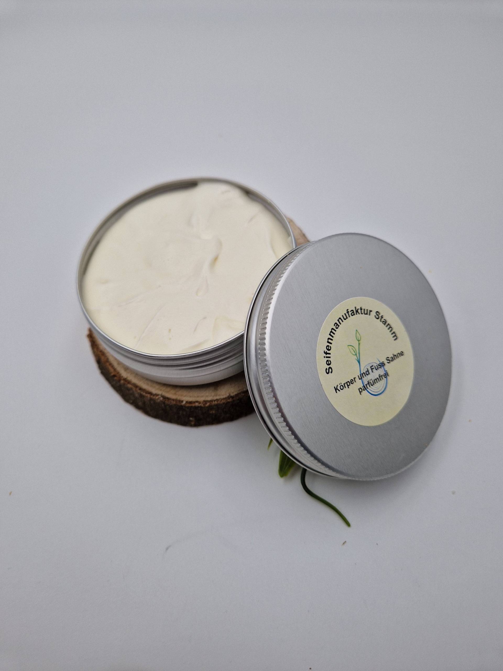 Körper Und Fusssahne Parfümfrei, Vegan, Mit Sheabutter, Kakaobutter, Mandel Kokosöl 100 Ml Körper Und Fusssahne Parfümfrei, Vegan, Mit Sheabutter, Kakaobutter, Mandel Kokosöl 100 Ml von Etsy - seifenStamm