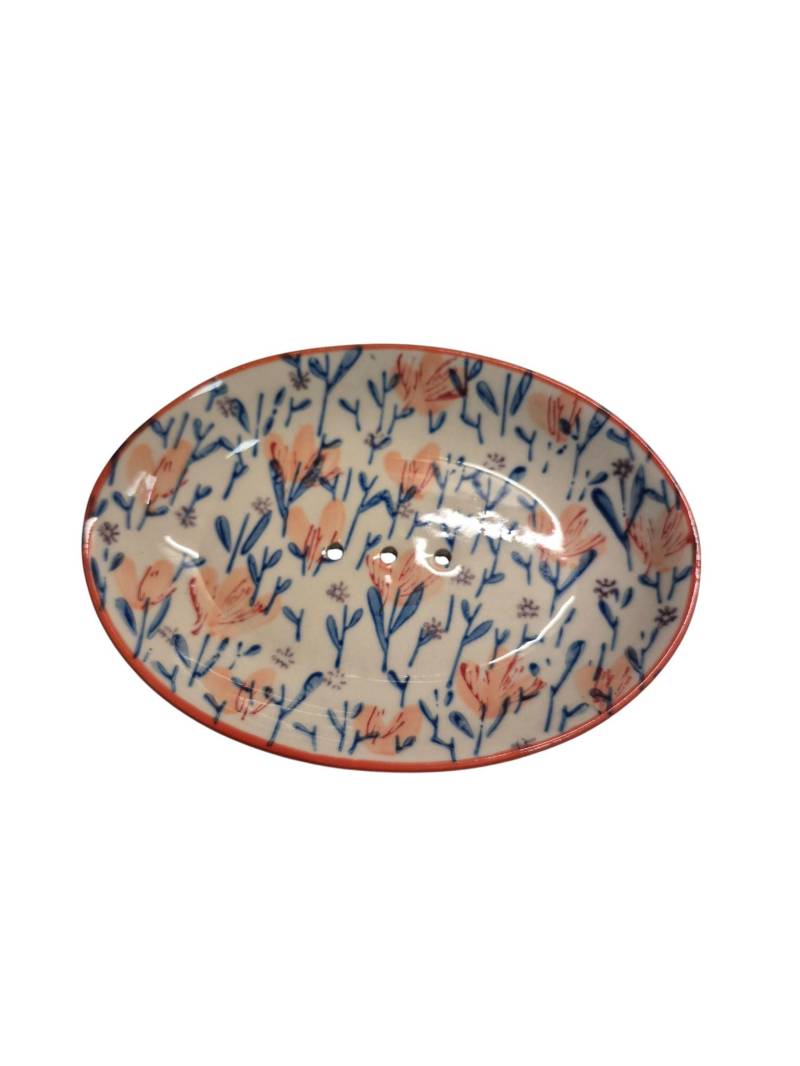 Seifenschale "Douceur Florale" Von Tranquillo, Mit Ablauf Seifenschale "Douceur Florale" Von Tranquillo, Mit Ablauf von Etsy - seifenStamm