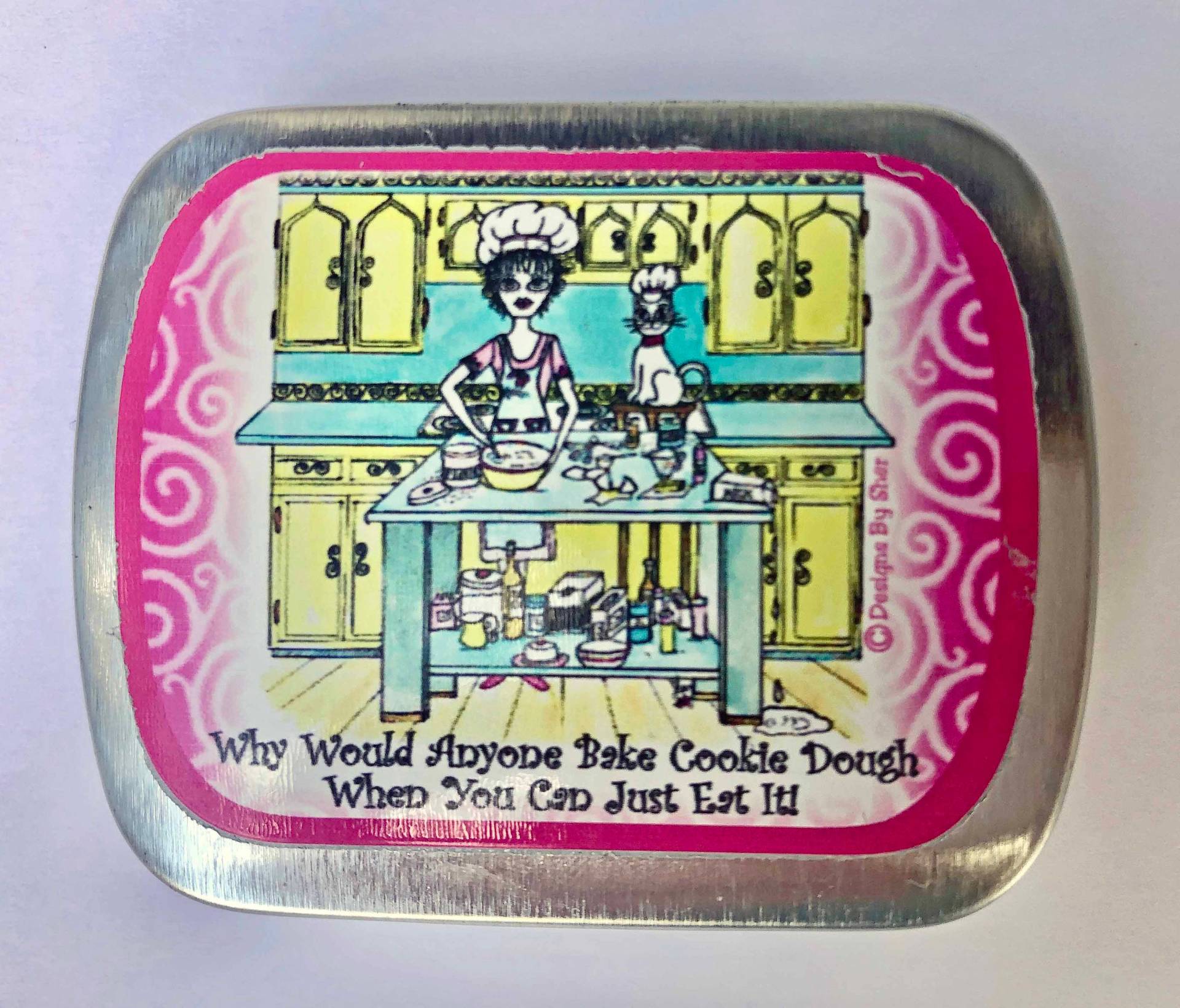 Cookie Dough Pill Box Für Deine Handtasche Humor, Lulu, Katze, Lustige Sprüche, Freundin Geschenke, Mädchen Illustration Von Sher Cookie Dough Pill Box Für Deine Handtasche Humor, Lulu, Katze, Lustige Sprüche, Freundin Geschenke, Mädchen Illustration Von Sher von Etsy - sherdesigns