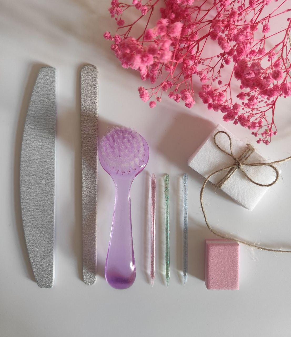 Nail Art Starter Kit - Beginner Maniküre Set Mit Werkzeugen, Buffers, Feilen & Bürsten Diy Nagelpflege Geschenk Für Mädchen Frauen von Etsy - shopnatalinka