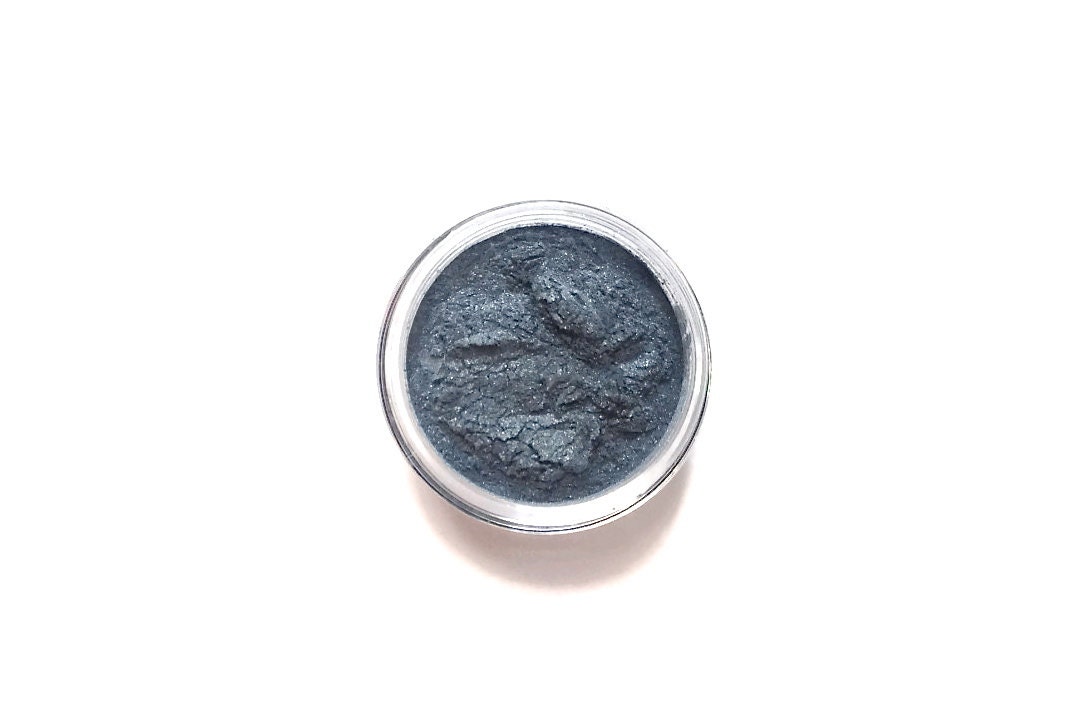 Mineral Lidschatten Vegan/Meer - Silber Grau Blau von Etsy - simplicitycosmetics