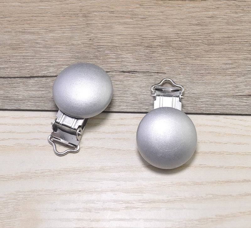 5Pc Natürlichen Holz Schnuller Clips 30mm ~ 1, 18 "', Silber Binky Hosenträger Clips, Dummy-Clips, Babygeschenk, Führen Nickelfreie Safe Für Baby von Etsy - smallcommodity