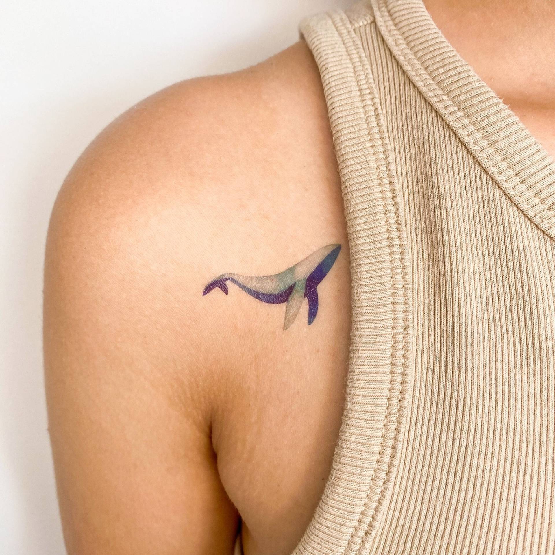Aquarell Wal Temporäres Tattoo Von Zihee | 3Er Set von Etsy - smalltattoos