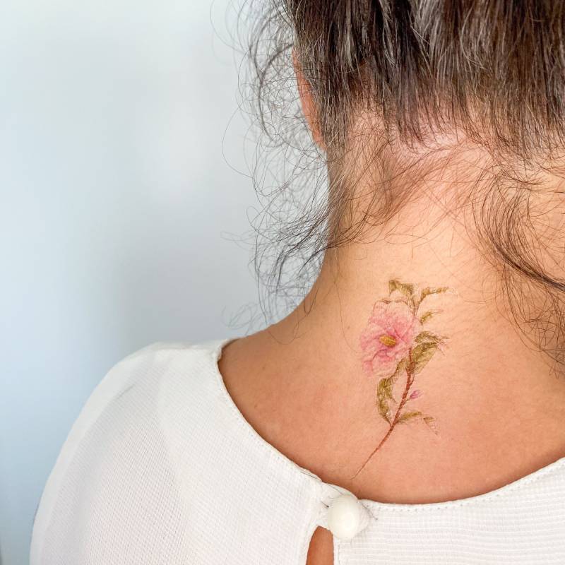 Camellia Temporary Tattoo Von Mini Lau | 3Er Set von Etsy - smalltattoos