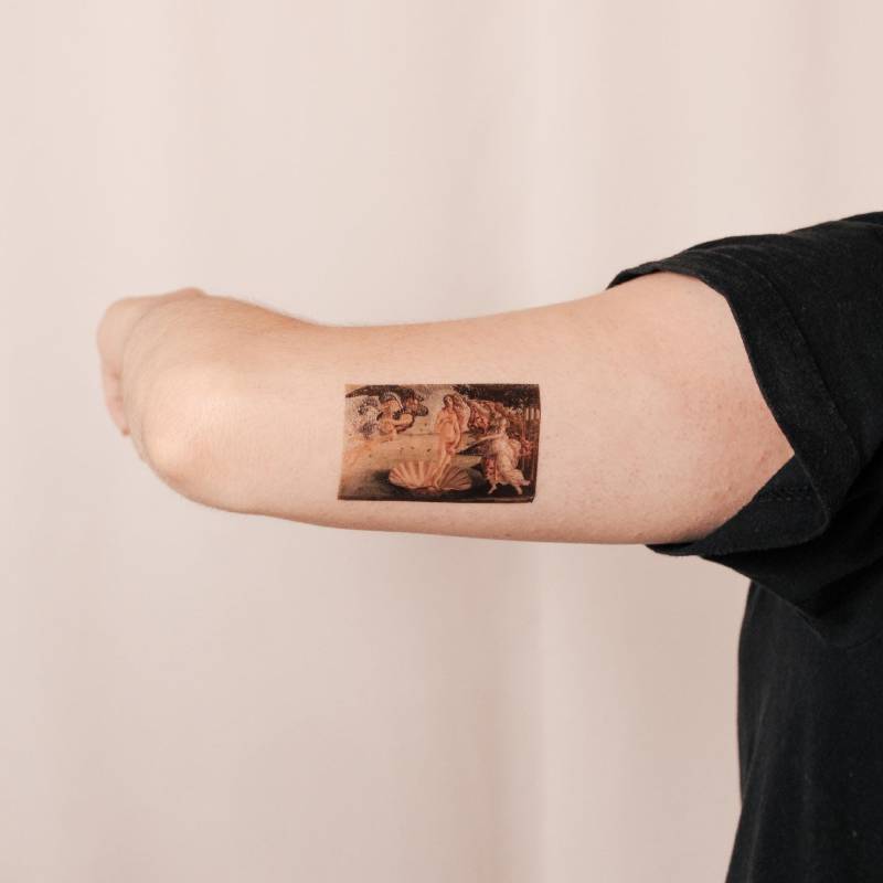 Die Geburt Der Venus Temporäres Tattoo | 3Er Set von Etsy - smalltattoos