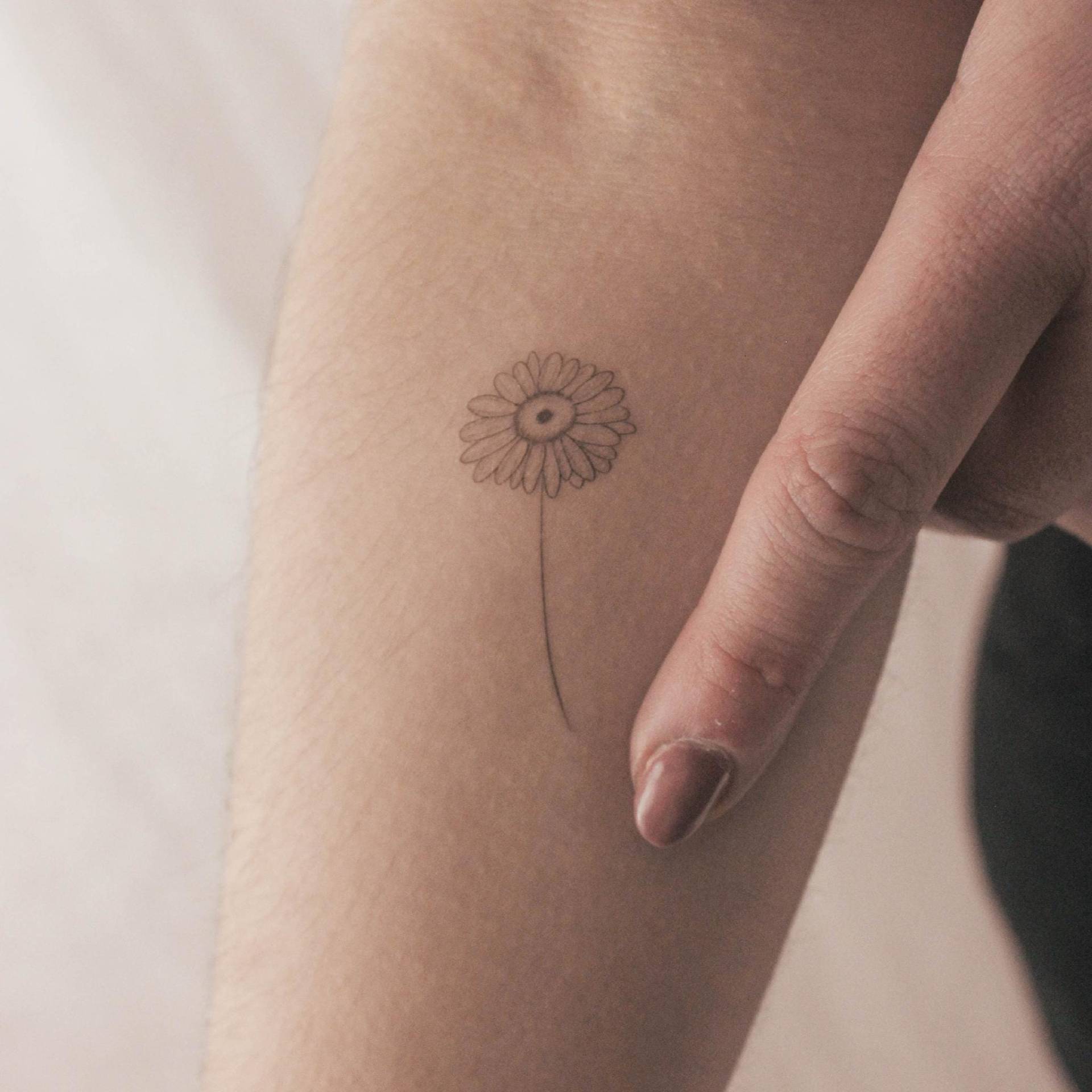Fine Line Gänseblümchen Temporäres Tattoo | 3Er Set Fine Line Gänseblümchen Temporäres Tattoo | 3Er Set von Etsy - smalltattoos