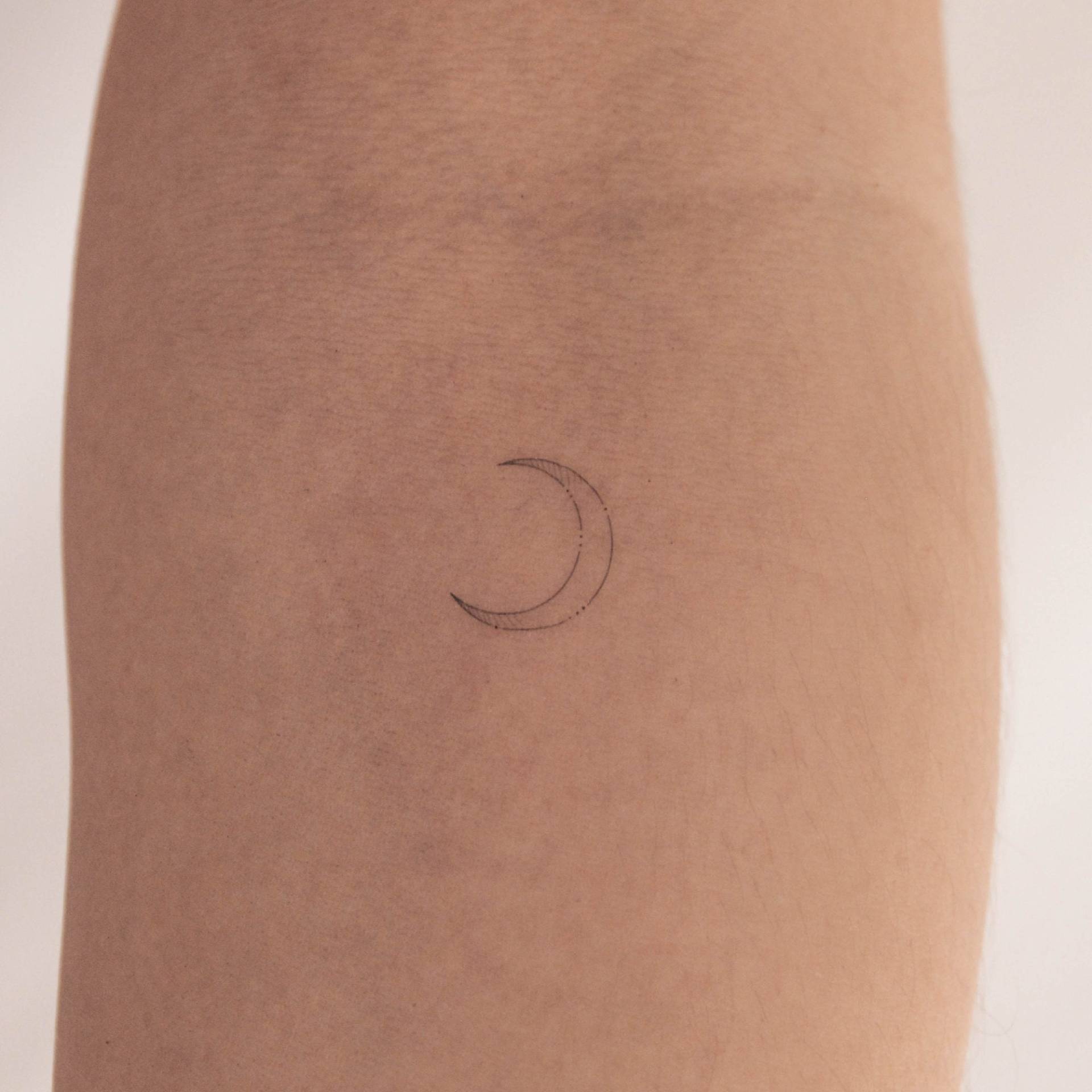 Halbmond Temporäres Tattoo Von Jakenowicz | 3Er Set Halbmond Temporäres Tattoo Von Jakenowicz | 3Er Set von Etsy - smalltattoos