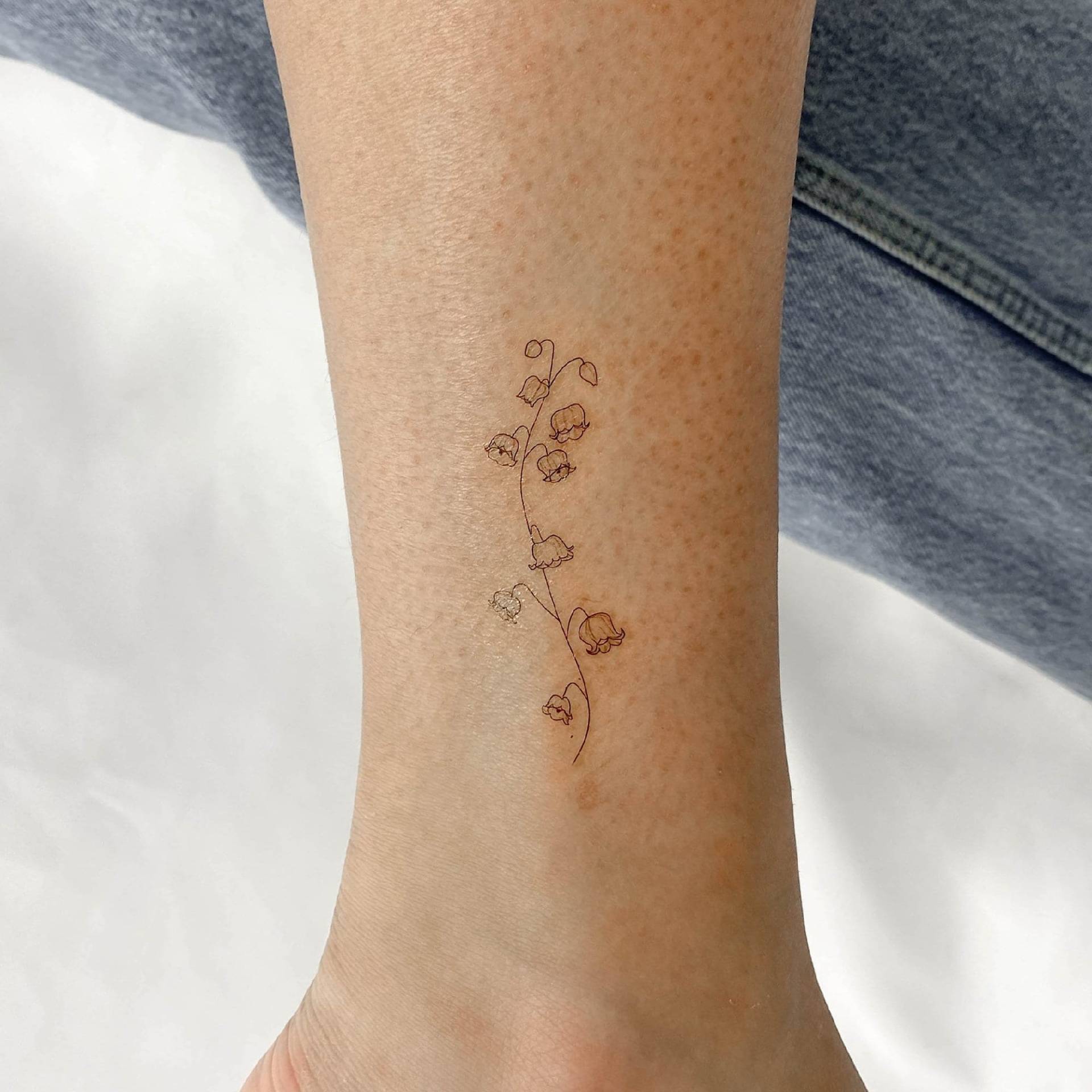 Maiglöckchen Temporäres Tattoo | 3Er Set Maiglöckchen Temporäres Tattoo | 3Er Set von Etsy - smalltattoos