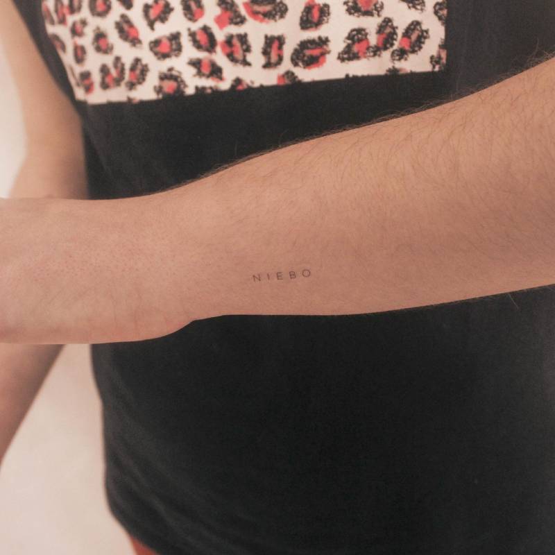 Niebo Temporäres Tattoo Von Jakenowicz | 3Er Set von Etsy - smalltattoos