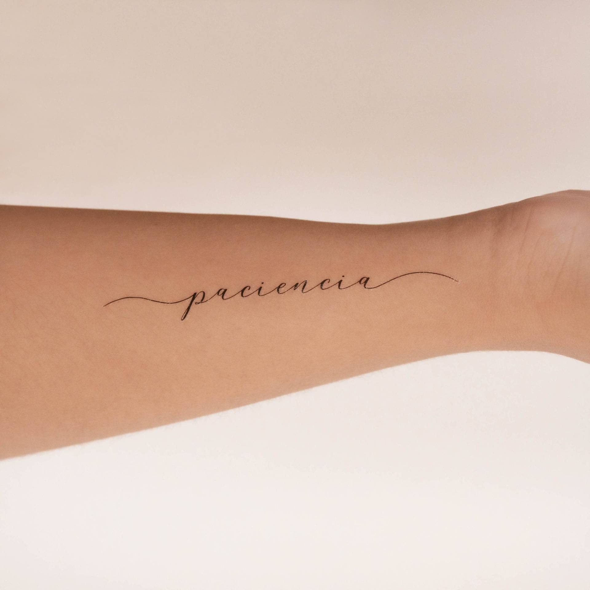 Paciencia Temporäres Tattoo | 3Er Set Paciencia Temporäres Tattoo | 3Er Set von Etsy - smalltattoos