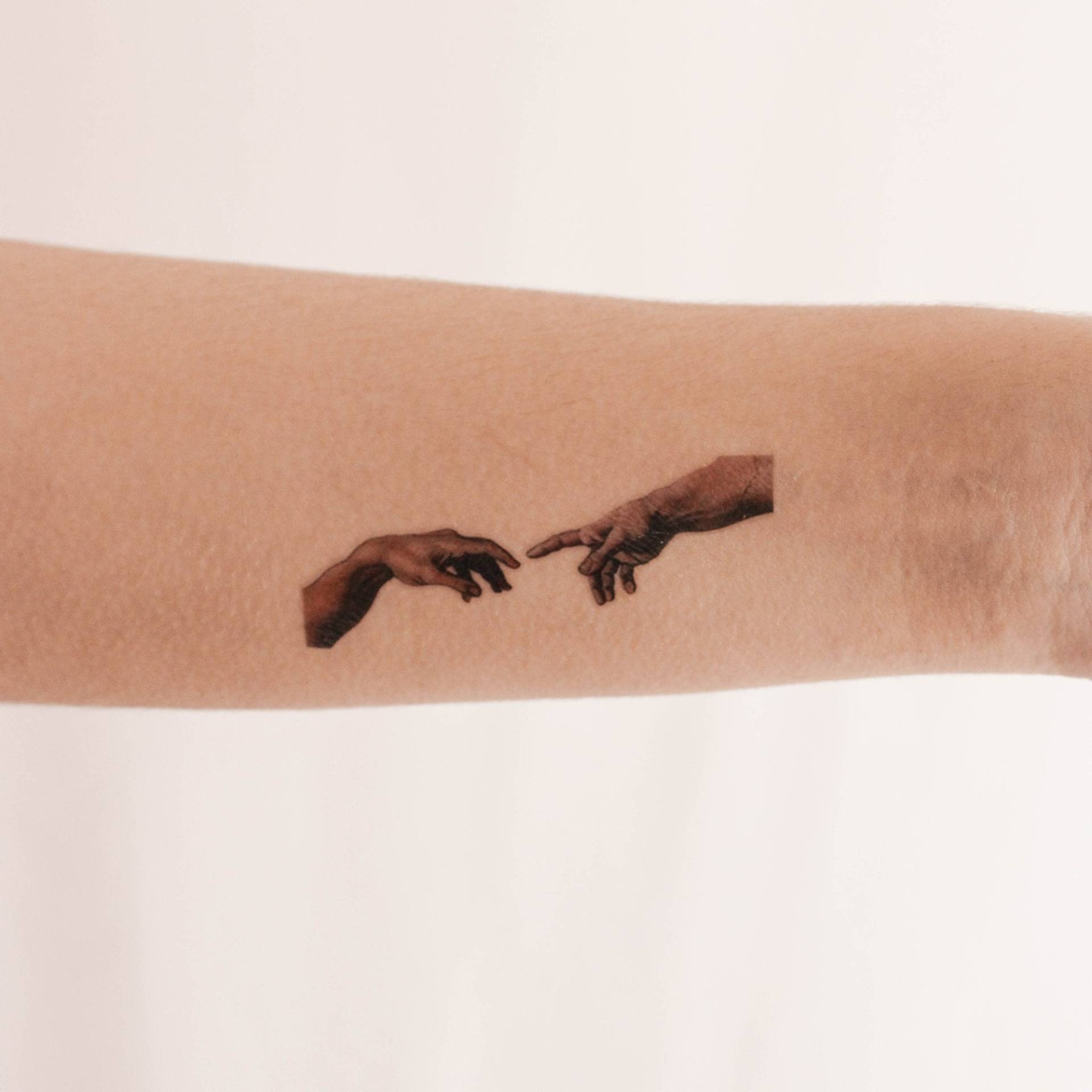 Schöpfung Von Adam Hands Tattoo | 3Er Set Schöpfung Von Adam Hands Tattoo | 3Er Set von Etsy - smalltattoos