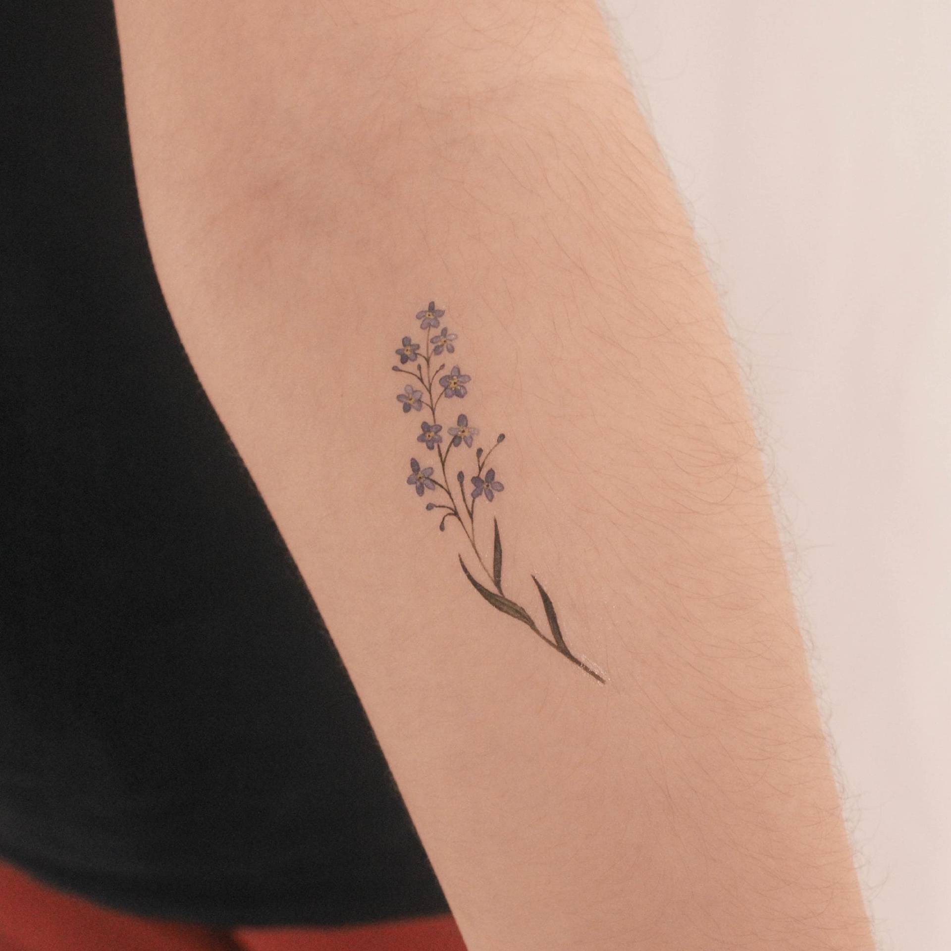 Vergissmeinnicht Temporäres Tattoo Von Lena Fedchenko | 3Er Set von Etsy - smalltattoos