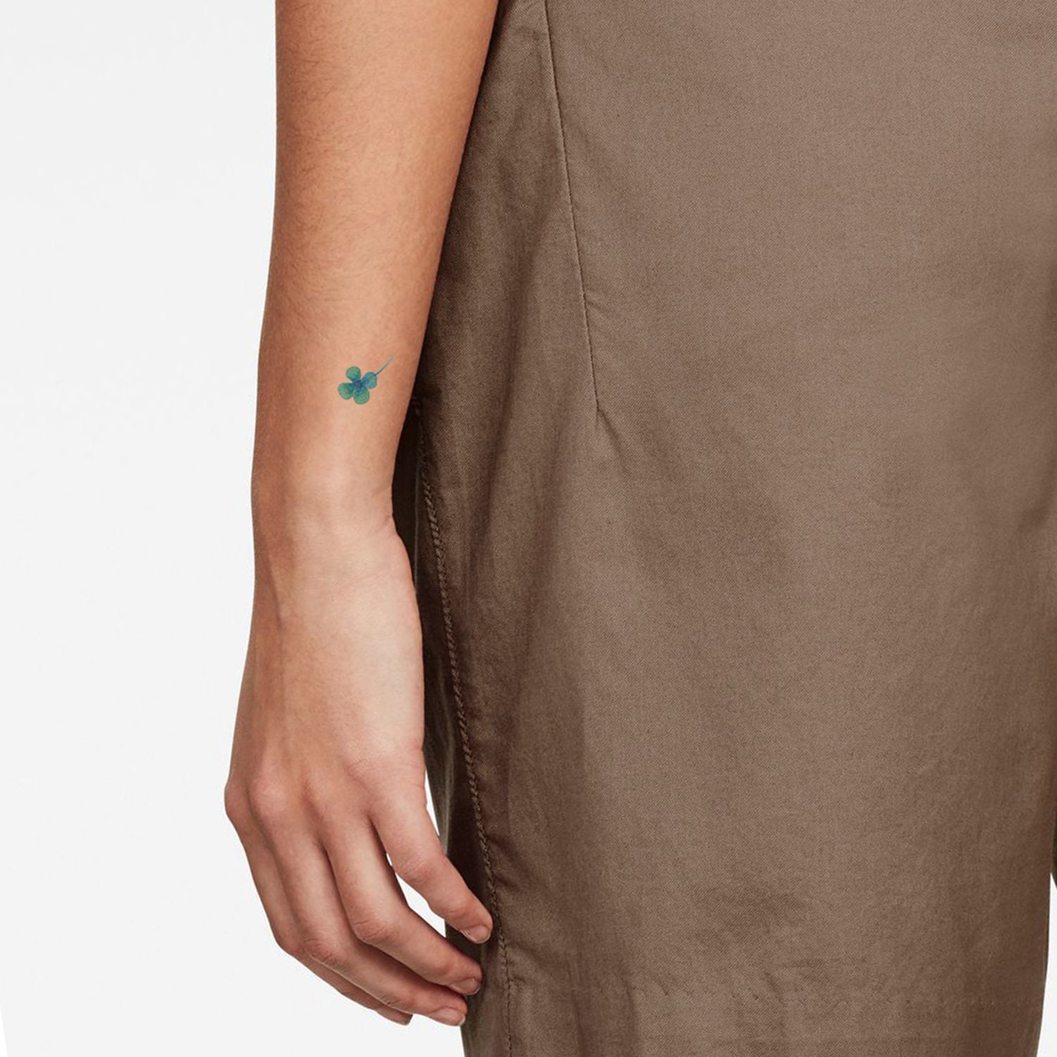 Vierblättriges Kleeblatt Temporäres Tattoo Von Zihee | 3Er Set von Etsy - smalltattoos