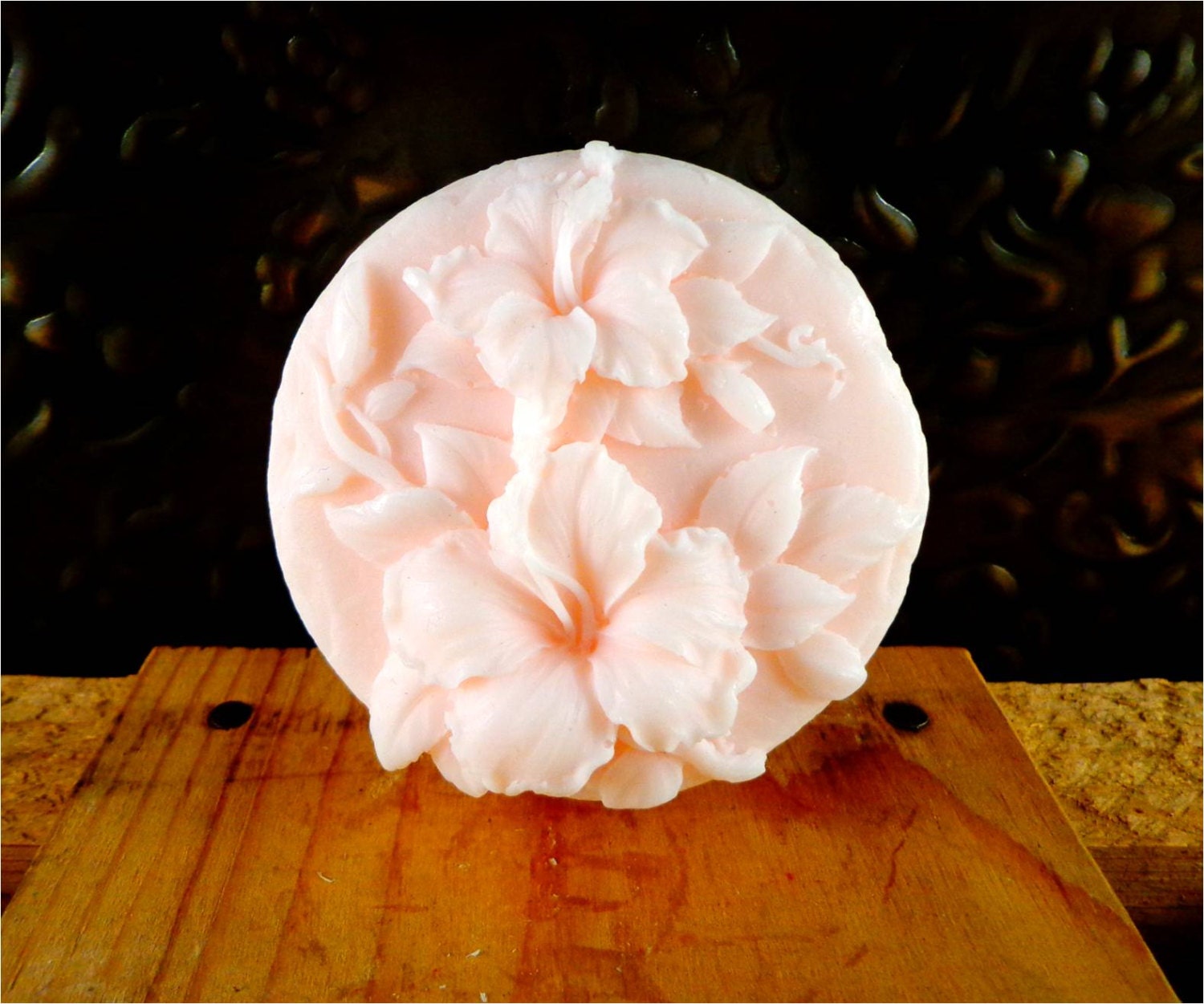 Blumenseife Hallo Hibiskus-Blumen-Gästeseife, Farbe & Duft Nach Wahl von Etsy - smellycatsoaps