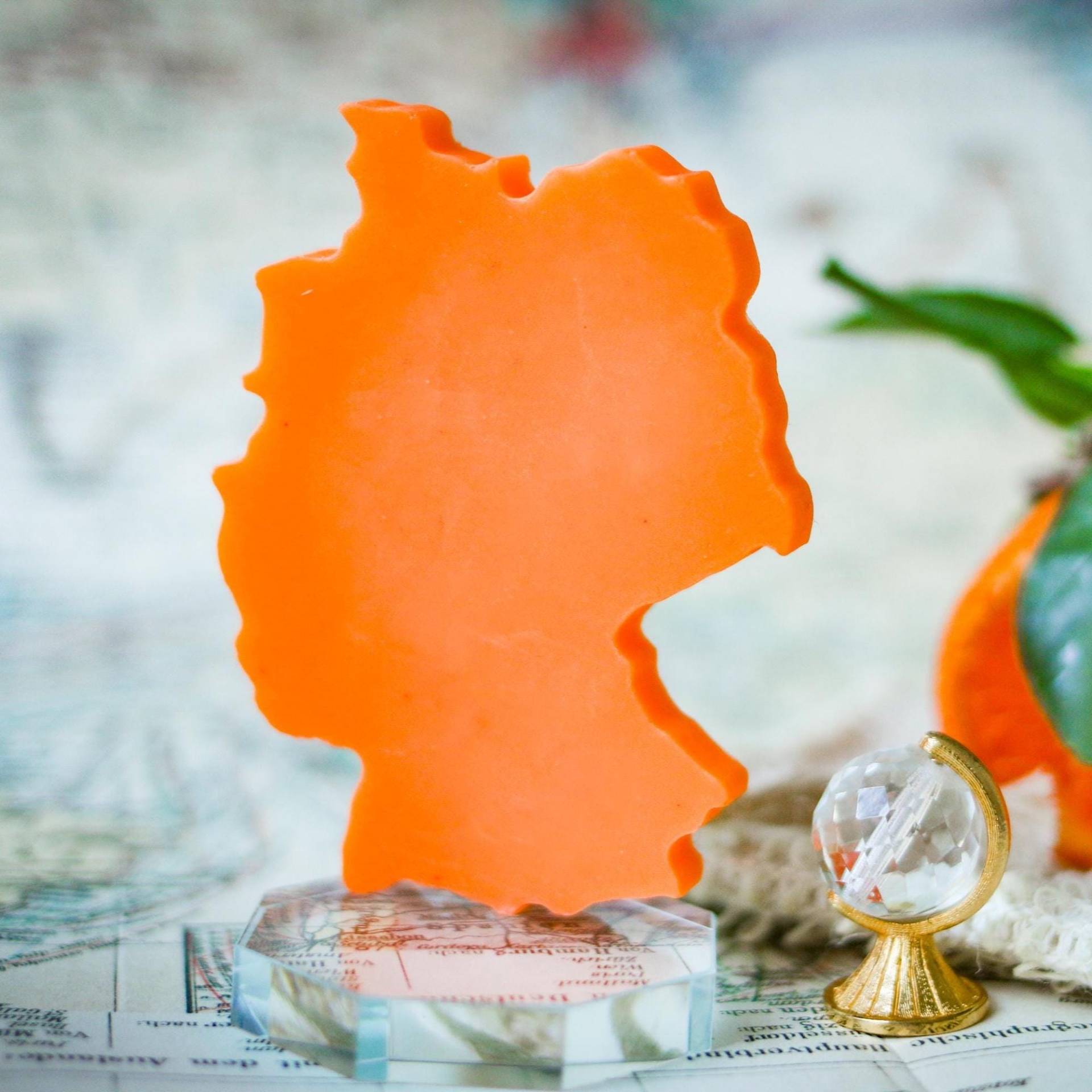 Deutschland-Förmige Seife Mit Orangenduft, Handgemachte Dekoseife, Veganes Reisegeschenk & Souvenir Für Urlaubsliebhaber Deutschland-Förmige Seife Mit Orangenduft, Handgemachte Dekoseife, Veganes Reisegeschenk & Souvenir Für Urlaubsliebhaber von Etsy - soapOgraphic