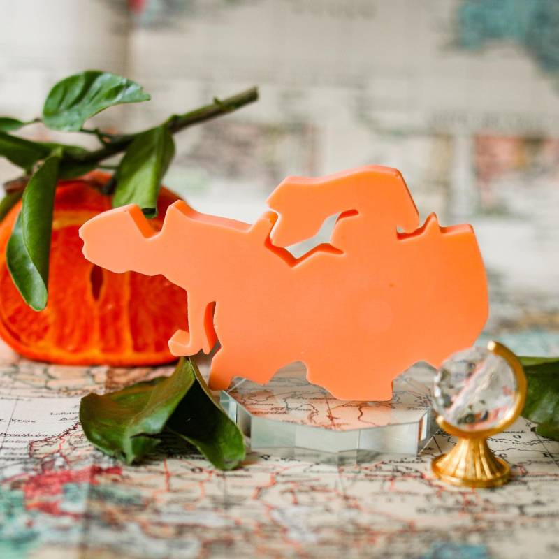 Handgemachte Europa-Seife Mit Orangenduft, Originelle Dekoseife & Reisesouvenir, Perfektes Geschenk Für Weltenbummler von Etsy - soapOgraphic