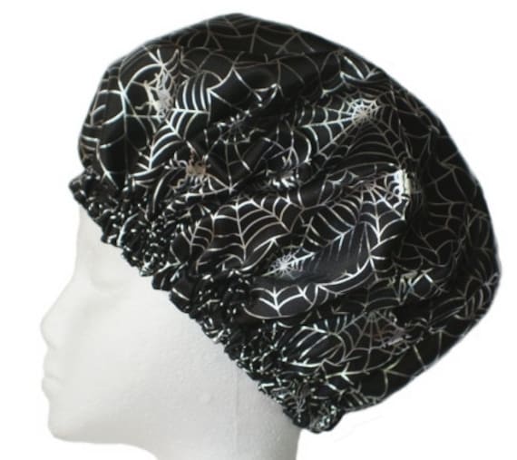 Dreadlocks, Herren Oder Jungen Duschhaube - Spiderweb Schwarz von Etsy - soprettyshowercaps