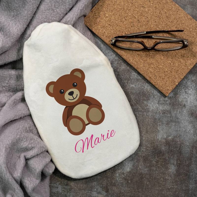 Wärmflasche "Teddy" Für Kinder Mit Individuellem Druck von Etsy - stempelfabrikde